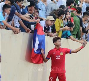 Bóng đá nam SEA Games 31: U23 Campuchia thắng U23 Lào 4 - 1