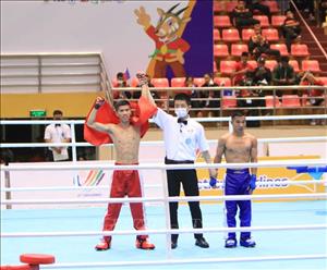 SEA Games 31: Hai vận động viên Kickboxing Việt Nam giành chiến thắng tuyệt đối