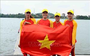 Rowing Việt Nam có HCV đầu tiên tại SEA Games 31