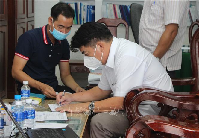 Trong ảnh: Ông Nguyễn Văn Lành, cựu Giám đốc CDC tỉnh. Ảnh: Hồng Thái - TTXVN