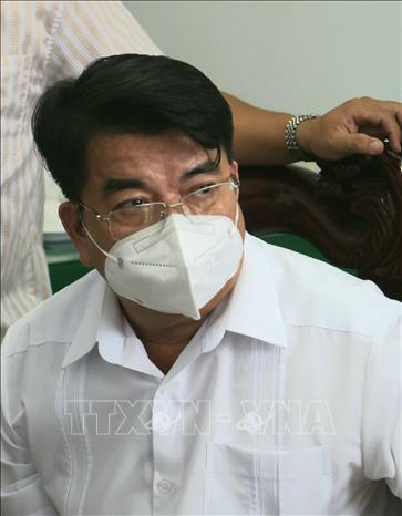 Trong ảnh: Nguyên Giám đốc CDC Hậu Giang Nguyễn Văn Lành. Ảnh: Duy Khương -TTXVN 