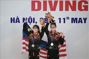 SEA Games 31: Trao huy chương môn Nhảy cầu các nội dung thi đấu trong ngày thứ tư 
