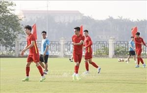SEA Games 31: U23 Việt Nam tích cực luyện tập, chuẩn bị cho trận đấu gặp U23 Myanmar