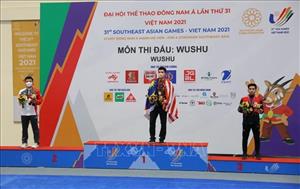 SEA Games 31: Lễ trao huy chương môn Wushu sáng 13/5