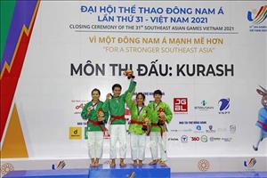 Kurash Việt Nam giành 7 huy chương Vàng tại SEA Games 31