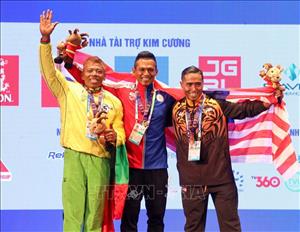 SEA Games 31: Lễ trao huy chương môn Thể hình các hạng cân 70kg,75kg, 80kg, 85kg