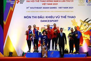 SEA Games 31: Việt Nam đoạt 5 HCV môn Khiêu vũ thể thao