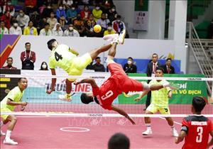 Cầu mây SEA Games 31: Thi đấu nội dung đồng đội nam, nữ 3 người