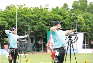 Bắn cung SEA Games 31: Thi đấu nội dung cung 3 dây 