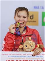 Xe đạp SEA Games 31: VĐV Đinh Thị Như Quỳnh bảo vệ thành công tấm HCV tại SEA Games 31