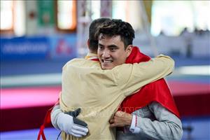 SEA Games 31: Vũ Thành An cùng đồng đội giành huy chương Vàng thứ 4 cho đấu kiếm Việt Nam