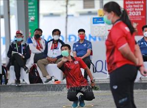 SEA Games 31: Môn Bi sắt thi đấu vòng loại nội dung đôi nam, nữ và bộ 3 phối hợp 2 nữ, 1 nam