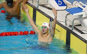 SEA Games 31: VĐV Trần Hưng Nguyên giành thêm 1 HCV nội dung 200m bơi ngửa nam