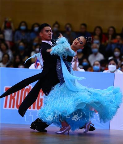 Thai dancers at competition on May 16. VNA Photo: An Thành Đạt