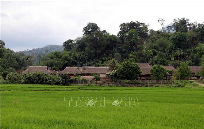Trong ảnh: Làng Văn hóa Tân Lập, xã Tân Trào, huyện Sơn Dương. Ảnh: Vũ Quang – TTXVN
 