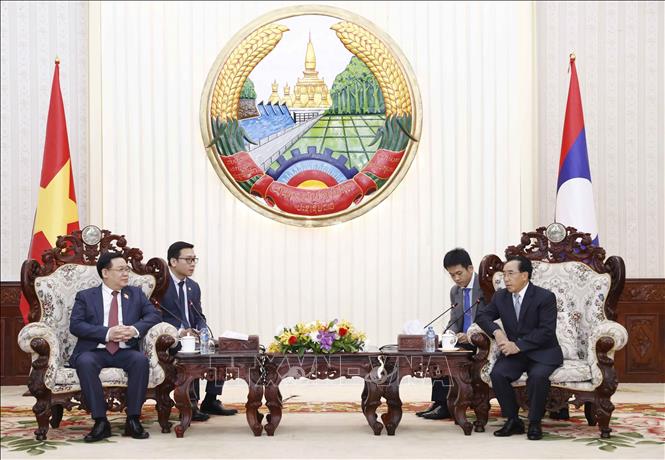 NA Chairman meets Lao Prime Minister - VNA Photos - Vietnam News Agency ...
