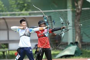 Bắn cung SEA Games 31: Vòng loại và bán kết nội dung cung 1 dây cá nhân nam, nữ