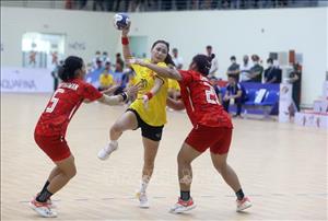 Bóng ném trong nhà SEA Games 31: Nữ Việt Nam thắng nữ Thái Lan 40 - 30