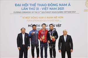 SEA Games 31: Đội tuyển vật Việt Nam giành liên tiếp 3 HCV trong ngày đầu ra quân