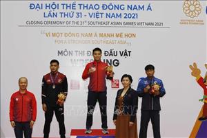 Đội tuyển Vật của Việt Nam giành 6 HCV trong ngày ra quân tại SEA Games 31