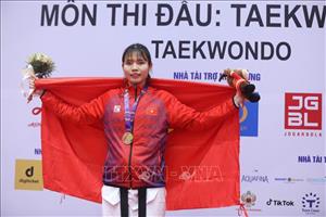 SEA Games 31: Trao huy chương nội dung thi đấu đối kháng môn Taekwondo 