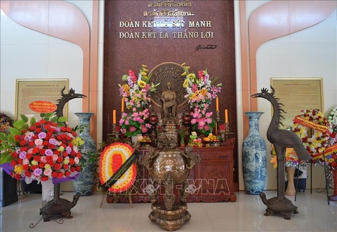 Trong ảnh: Bên trong Khu di tích Chủ tịch Hồ Chí Minh. Ảnh: TTXVN phát