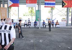 SEA Games 31: Vòng loại nội dung Bộ 3 nam và Bộ 3 nữ môn Bi sắt (ngày 18/5)