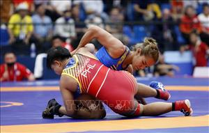 Vật SEA Games 31: Các trận thi đấu nội dung Vật tự do của nữ 