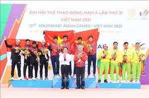 SEA Games 31: Đội tuyển Canoeing Việt Nam giành liên tiếp 2 huy chương Vàng