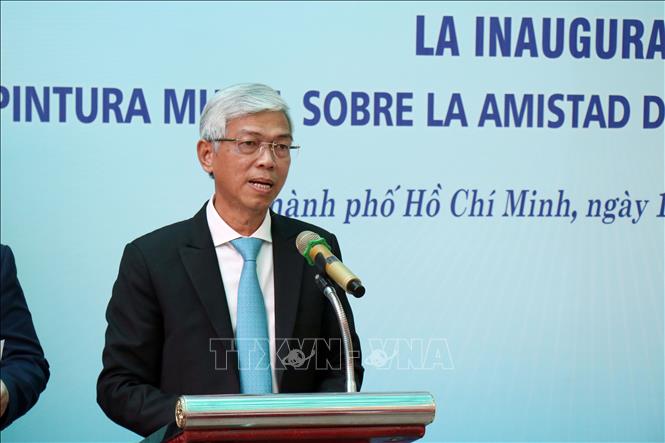 Trong ảnh: Phó Chủ tịch UBND Thành phố Hồ Chí Minh Võ Văn Hoan phát biểu tại Lễ khánh thành. Ảnh: Tiến Lực – TTXVN