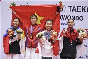 SEA Games 31: Trao huy chương môn Taekwondo nội dung đối kháng (ngày 18/5)