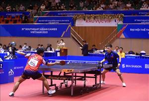 SEA Games 31: Khởi tranh nội dung đơn nam, đơn nữ môn Bóng bàn