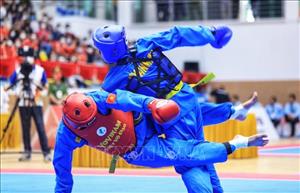 Vovinam SEA Games 31: Vovinam Việt Nam SEA Games 31 thi đấu ngày thứ hai