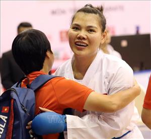 Karate SEA Games 31: Bùi Thị Thảo mang về một HCV nữa cho Karate Việt Nam ở nội dung Kumite nữ, hạng trên 68 kg