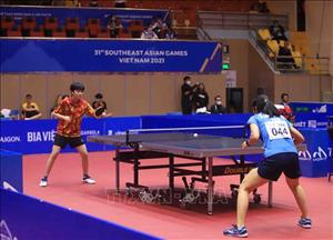 SEA Games 31: Vòng bảng nội dung đơn nam, đơn nữ môn Bóng bàn (Tối 19/5)