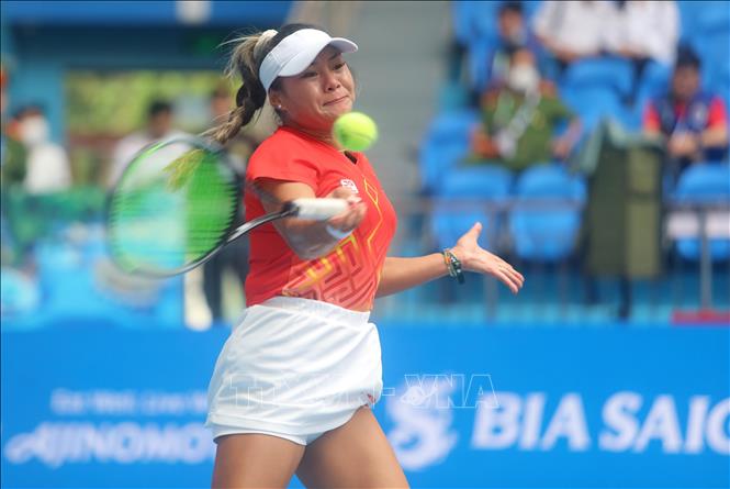 Vietnamese tennis player Chanelle Van Nguyen. VNA Photo: Thế Duyệt