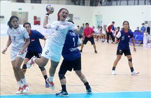 Bóng ném trong nhà SEA Games 31: Đội tuyển nữ Thái Lan thắng nữ Singapore 36-14