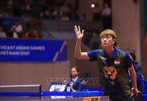 SEA Games 31: Bán kết đơn nam môn Bóng bàn