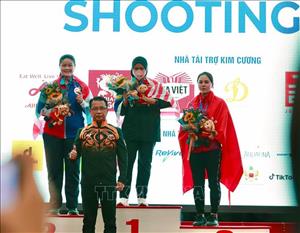 SEA Games 31: Trao huy chương 6 nội dung môn Bắn súng