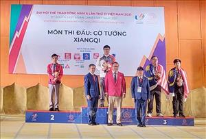 SEA Games 31: Kết thúc bộ môn Cờ tướng, đội tuyển Việt Nam giành 3 huy chương Vàng, dẫn đầu toàn đoàn