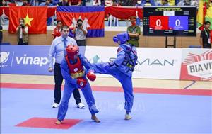SEA Games 31: VĐV Mai Thị Kim Thùy giành HCV Vovinam 