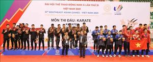 SEA Games 31: Karate Việt Nam giành HCV nội dung Kumite đồng đội nữ