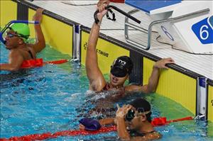 SEA Games 31: VĐV Nguyễn Thành Lộc phá kỷ lục SEA Games nội dung 100m lặn vòi hơi chân vịt nam