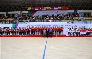 SEA Games 31: Trao huy chương môn Bóng ném trong nhà