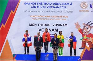 SEA Games 31: Lê Thị Hiền giành HCV cuối cùng cho Vovinam Việt Nam trong ngày thi đấu cuối cùng 