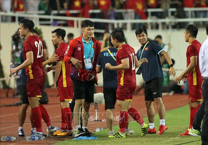 Trận chung kết đã kết thúc với phần thắng thuộc về U23 Việt Nam. Ảnh: Quốc Khánh-TTXVN