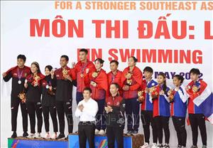 SEA Games 31: Finswimmers clinch three more golds for Vietnam