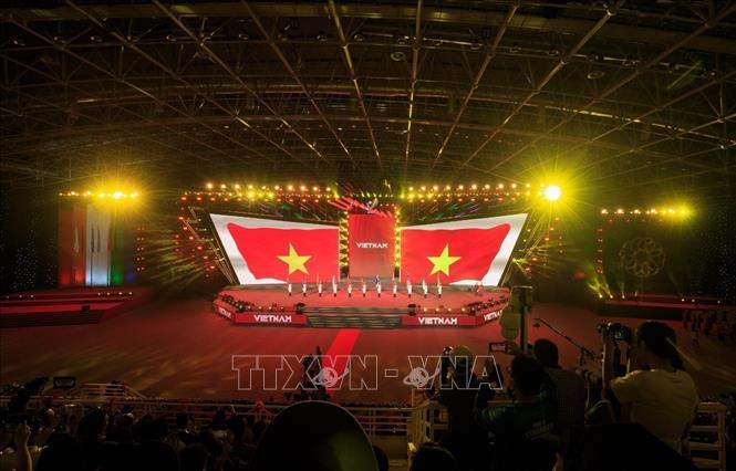 A performance with a spirit of Vietnamese national characters in international integration. VNA Photo