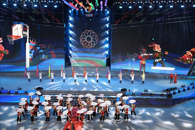 The parade of 40 sports at the event's closing ceremony.  VNA Photo