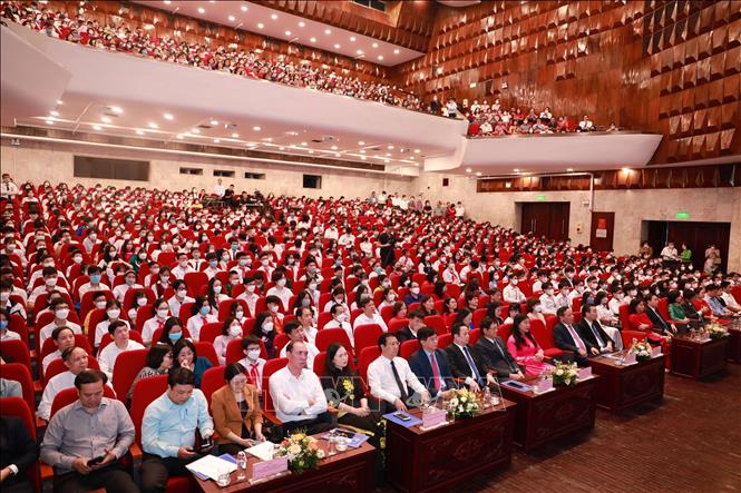 Quang cảnh buổi lễ. Ảnh: Hoàng Hiếu - TTXVN 